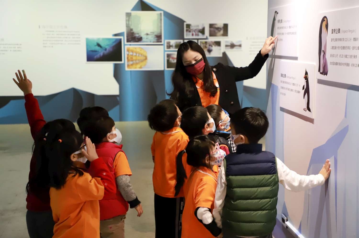 親仁幼兒園小朋友參觀《生態藝術特展-築夢南極》||