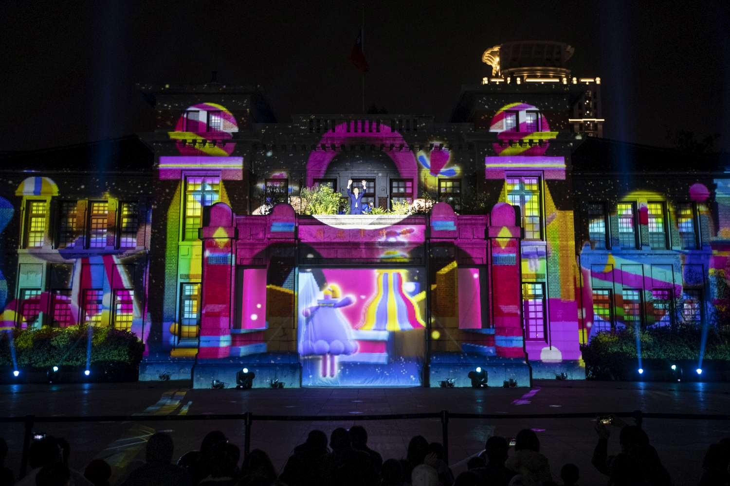 今年四月兒藝節搶先曝光的新竹州廳光雕秀「魔燈大州廳」，22日光臨藝術節將再度登場。