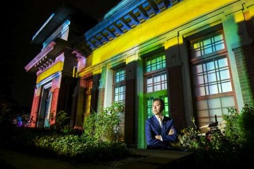 新竹市長林智堅宣布，全台最大古蹟光雕秀本周五22日登場。