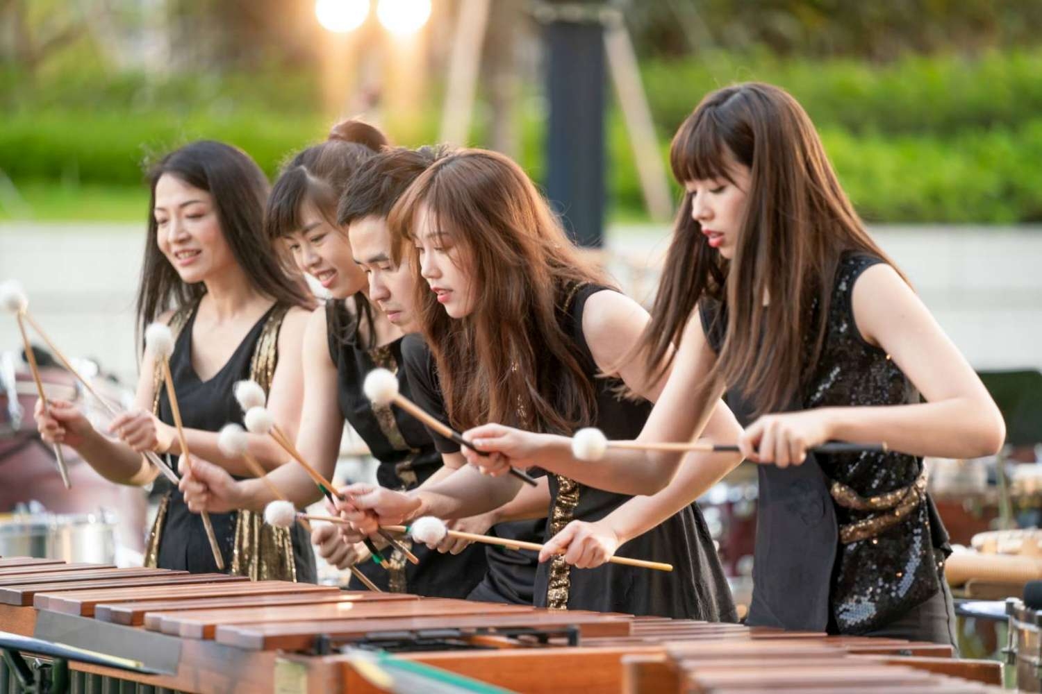 新竹光臨藝術節最後周六，新竹市府特別邀請享譽國際的台灣品牌團隊「朱宗慶打擊樂團」擔任壓軸戶外公演秀。