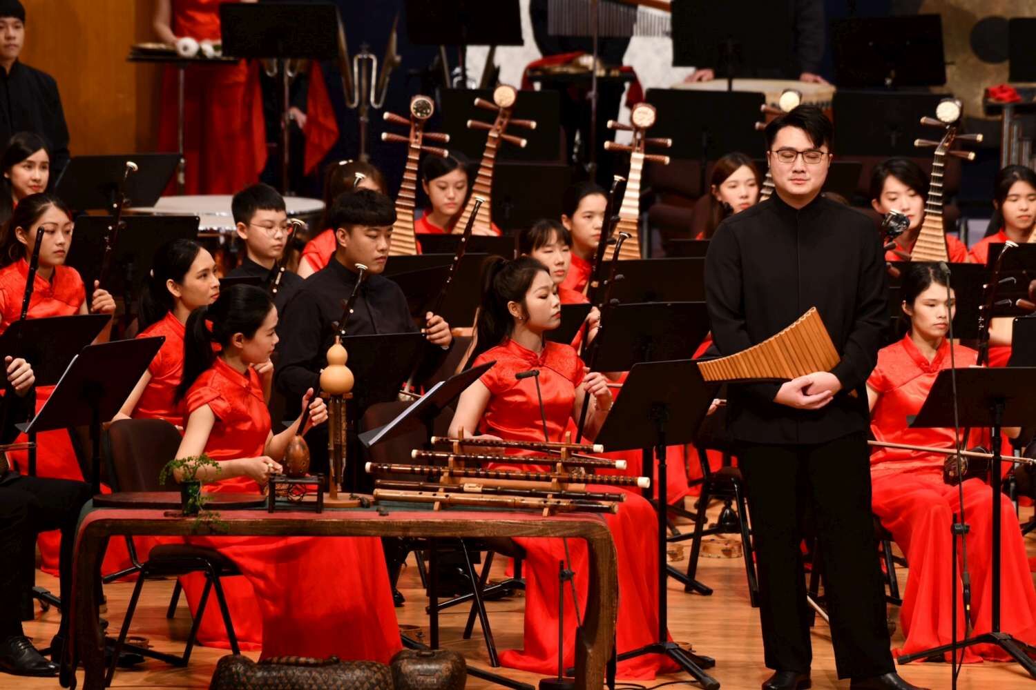 香港中樂團笛子樂師巫致廷。