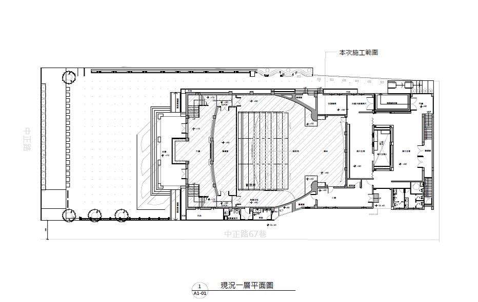 影博館1樓平面圖